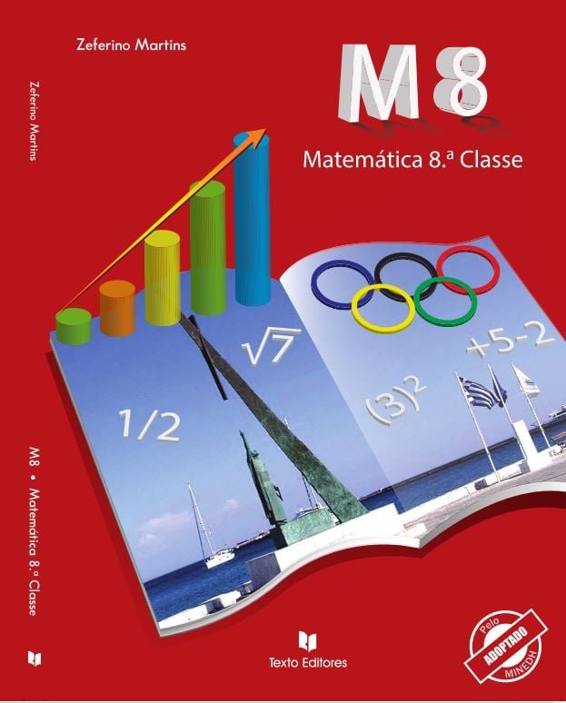 Foto de Capa de Livro de Matemática – 8ª Classe (Textos Editores) PDF