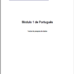 Módulo de Português – Programa de ensino secundário a distância (PESD) 2º Ciclo